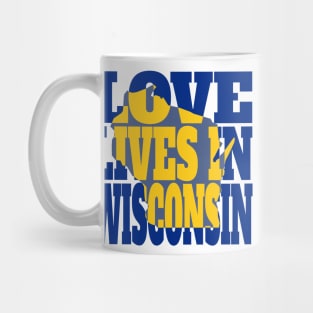 Love Lives in Wisconsin Mug